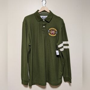 Disneyland Parks Mickey State University Long Sleeve Polo – Size L – NWT